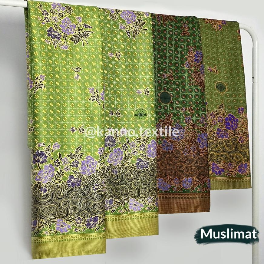 Viral  Kain Batik Halus Seragam Muslimat Nu Bahan Semi Sutra & Sanwos Logo & Tanpa Logo