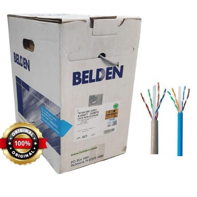 kamanadita6 - belden 7814a kabel cable lan jaringan network utp indoor cat 6 cat 6e cat6e cat6 di ja