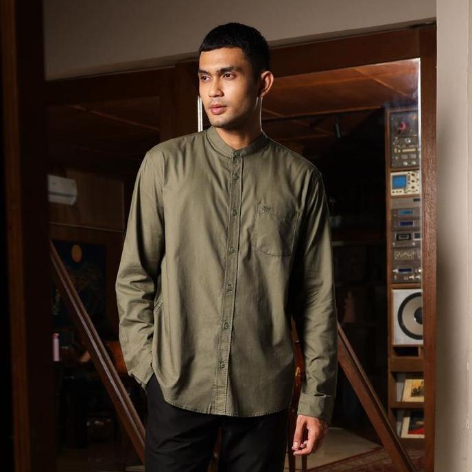 Emba Classic - Rona Kemeja Koko Pria Kerah Shanghai Lengan Panjang Collection Baju Muslim