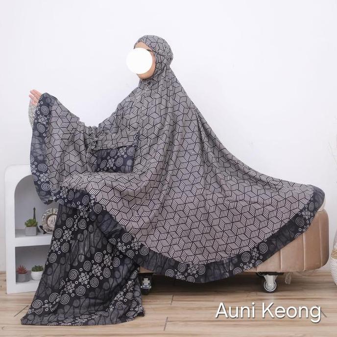 MUKENA RAYON WHITE BATIK LUSITA JUMBOy Setelan Atasan & Bawahan Bali Katun Muslim Panjang Nyaman Baw