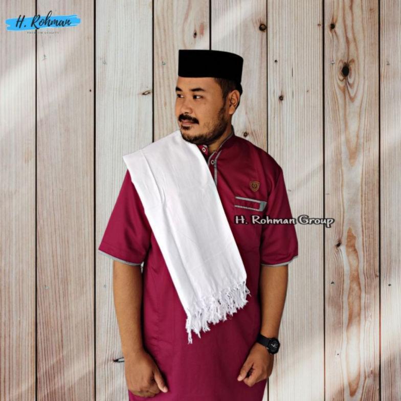 SORBAN KASHMIRI SORBAN AR RIDA SOLO PUTIH POLOS SORBAN HABIB/POLOS SERBAN FASHION PRIA PERLENGKAPAN 