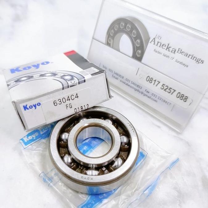 Bearing 6304 C4 High Speed Koyo Asli Jepang Kruk As Motor Rx King