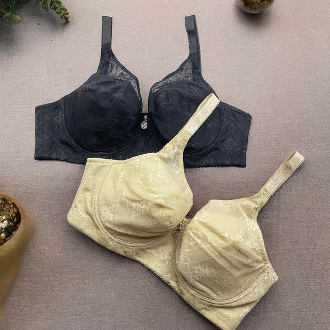 Bra Premium Jumbo KALLY 1399 - Berkawat - Tanpa Busa - Size 38-46 - Cup E