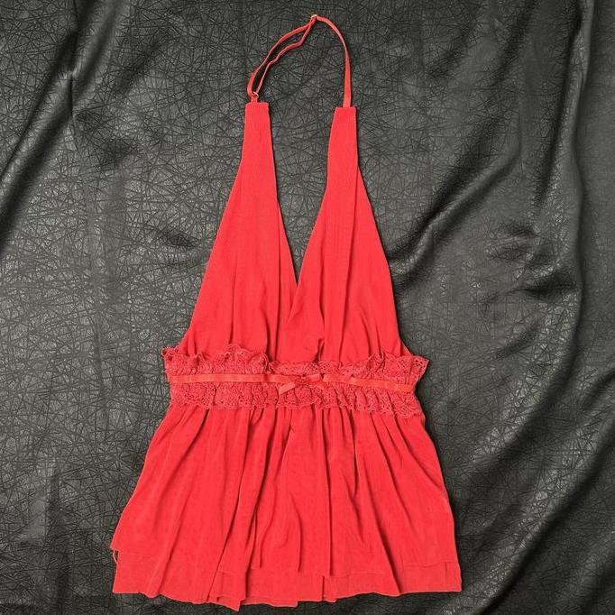 Bahanlembut- [ Racun Lingerie ]  Dress Cute Daster Sexy Set Lingerie Model Minji Sweet Charming Baby