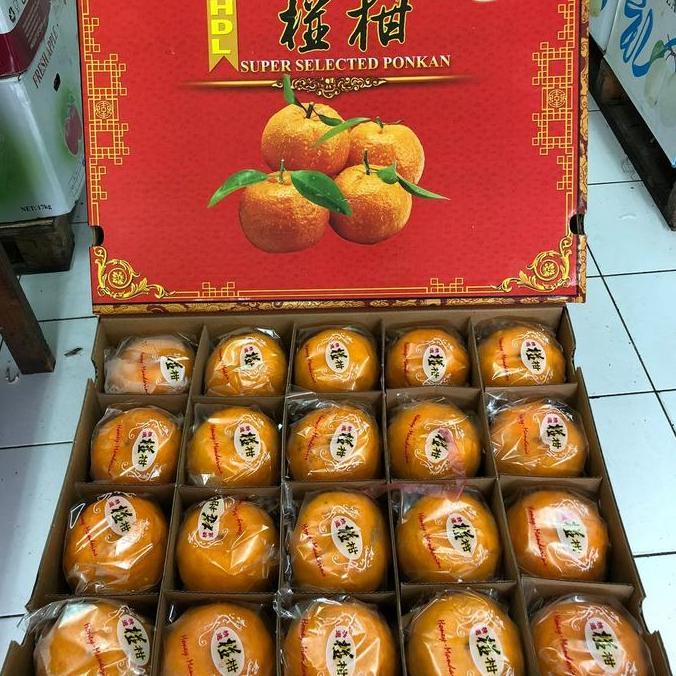 Buah Gift Imlek/Jeruk Ponkam HDL Rasa Manis isi 40pcs CM