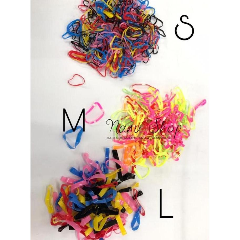 Terpopuleracc- [1 Kg] Karet Jepang Kiloan Rubber Band Karet Kiloan Murah Gelang Karet Warna Warni Uk