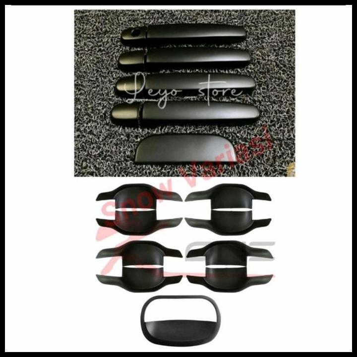 TERLARIS OUTER HANDLE COVER PINTU RUSH TERIOS HITAM DOFF 