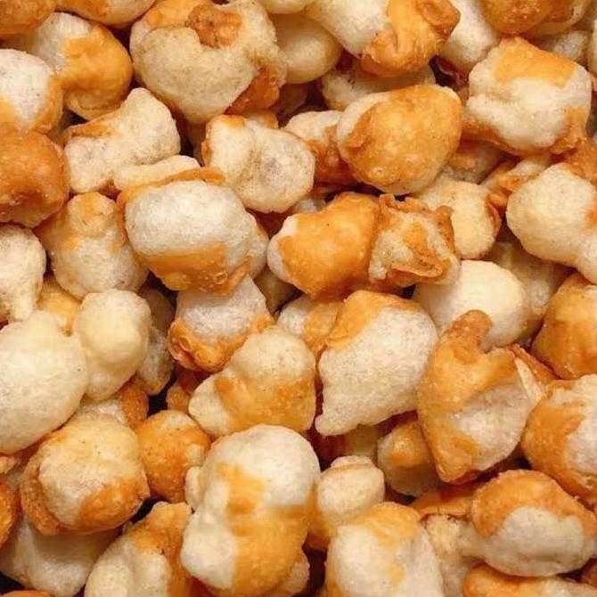 Wenakl- 1 Kg Siomay Mini Renyah Cemilan Bakso Topping Gurilem Food Frozen