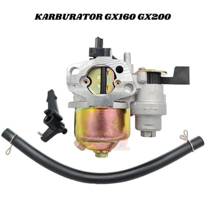 Irongo- Karbu Karburator Gx160 Gx200 Gx 160 200 Mesin Pompa Alkon 2 Tabung