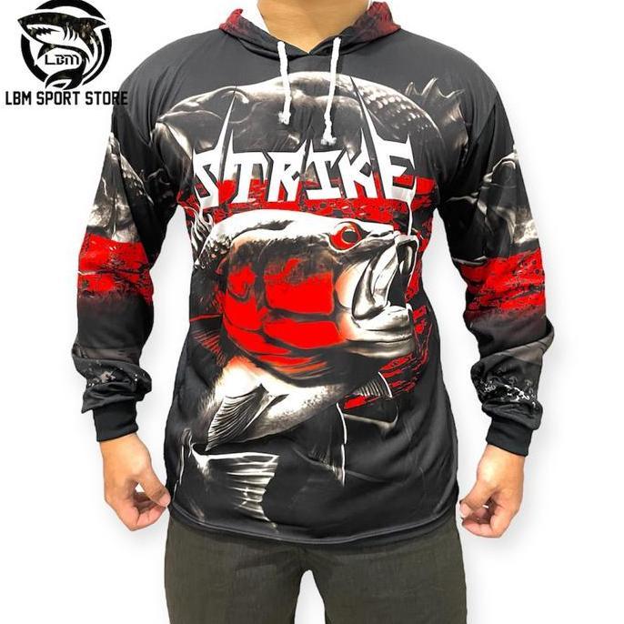 Golbye- Jersey Mancing Udang Lobster Kaos Udang Laut Lengan Panjang