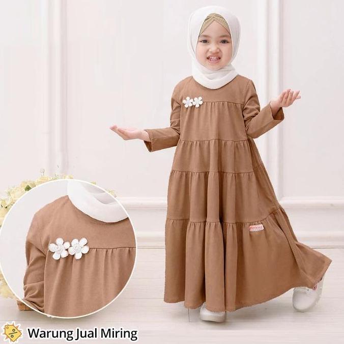 Colkid- Baju Gamis Anak Perempuan & Dewasa 1-16 Tahun Baju Muslim Anak Gamis Dress Anak Remaja Tangg