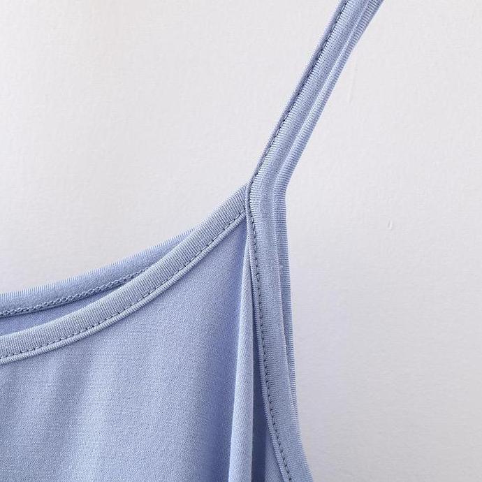 Terpopuler- Ms Baju Tidur Wanita Set Tanktop Hotpants Setelan Piyama Jumbo Big Size Kamisol Tengtop 