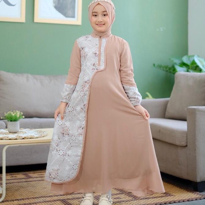 Colkid- Alifa Dress // Gamis Anak Premium