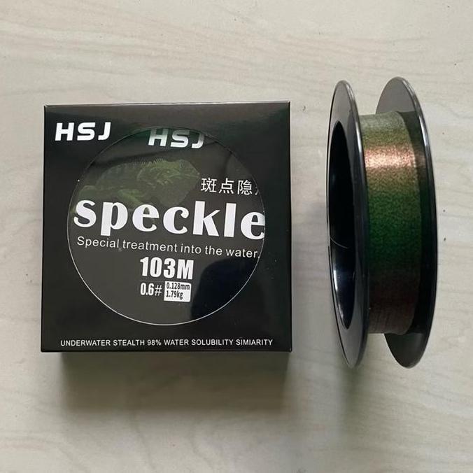 Senar Pancing Speckle Hsj Senar Samar,Kuat Dan Tidak Mudah Meriting Panjang 103 M
