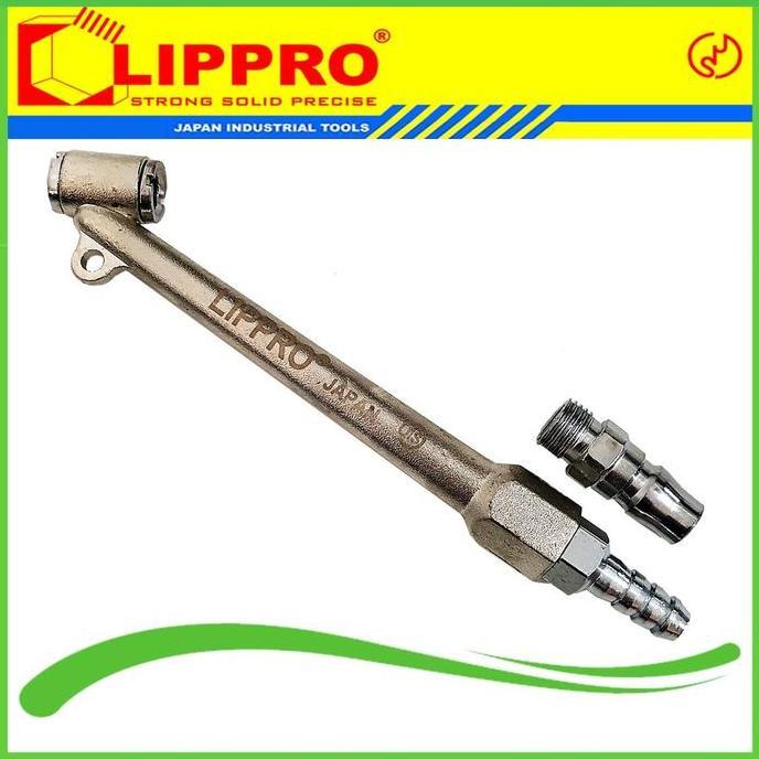 Irontic- Alat Isi Angin Ban Lippro Kopler Nepel Tire Air Chuck Coupler Nipple
