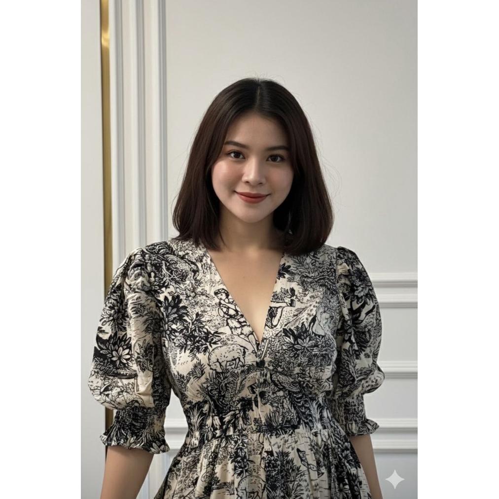 DISKON DRESS MAXI KOREAN STYLE BAJU PANTAI PAKAIAN DRESS WANITA BAJU PANTAI SUMMER DRESS