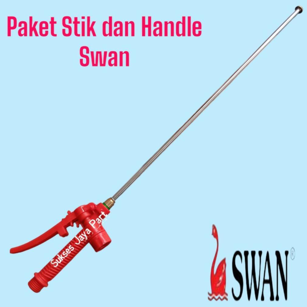 Bisa Cod Paket Lengkap Kran Selang Stik Swan Handle Swan Selang Swan Sprayer Swan Spuyer Swan ,,