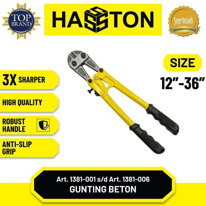 Promo Hasston Gunting Beton / Gunting Besi / Bolt Pliers (1381)