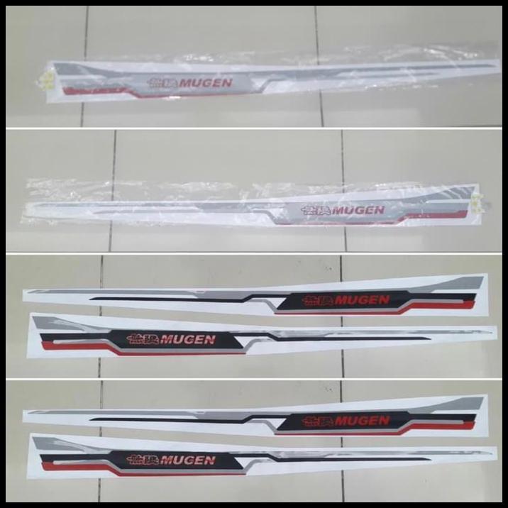 GRATIS ONGKIR STIKER BODY SAMPING MUGEN MOBIL UNIVERSAL BRV BRIO MOBILIO HRV CRV JAZZ 