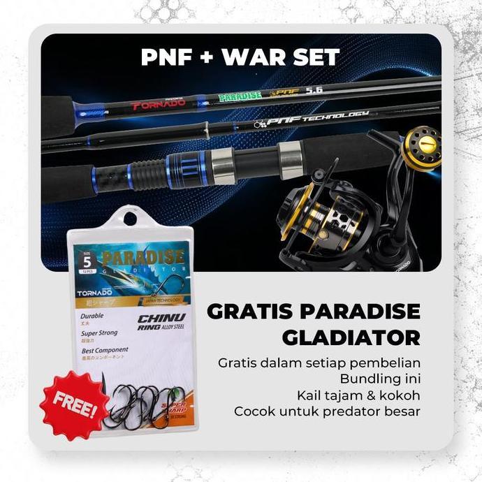 Codbisa- Paradise Pnf + War Set [Free Kail Gladiator] - Set Joran Paradise Pnf + Reel Paradise War W