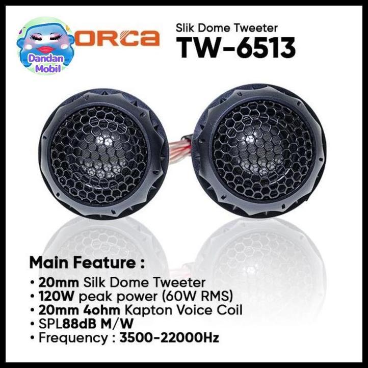 TERLARIS TWEETER ORCA TW-6513 TWEETER SPEAKER MOBIL 