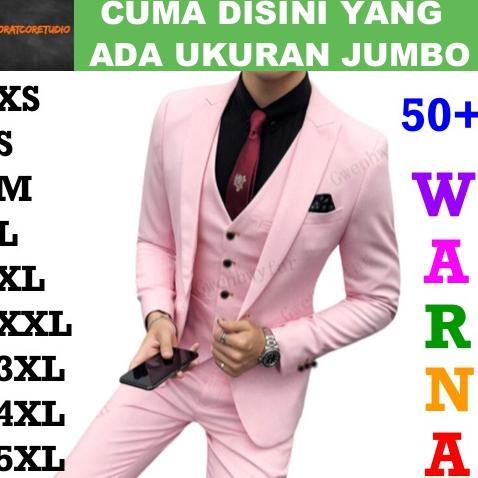 Grade Ori Xxxxxl 5Xl Xxxxl 4Xl Xxxl 3Xl Xxl Xl L M S Xs Jas Pria Blazer Cowok Laki Celana Rok Rompi 
