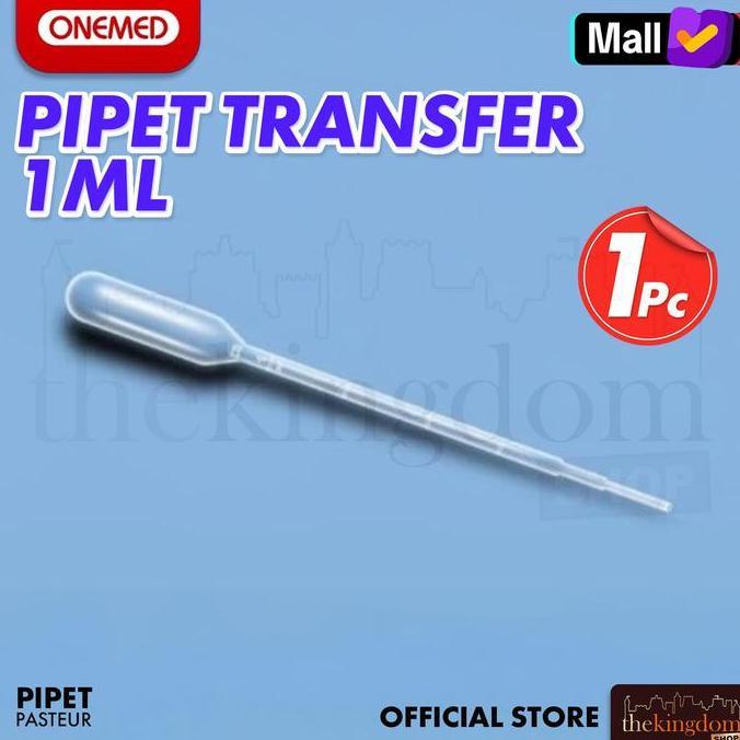 CARMANELO Onemed Pipet Transfer 1ml 1cc /1 Pipettes Pipette Tetes Plastik Alat Transfer Pemindah Lar