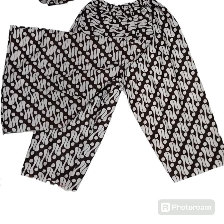 Terlaris Celana Rok Jarik Anak Motif Batik Coklat Dan Putihan