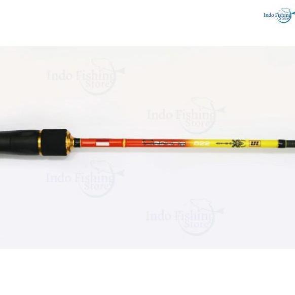 Rod Joran Pancing Relix Nusantara capung 622UL 1-3lb GEN 4 Spinning GEN II Orange Free Packing pipa 