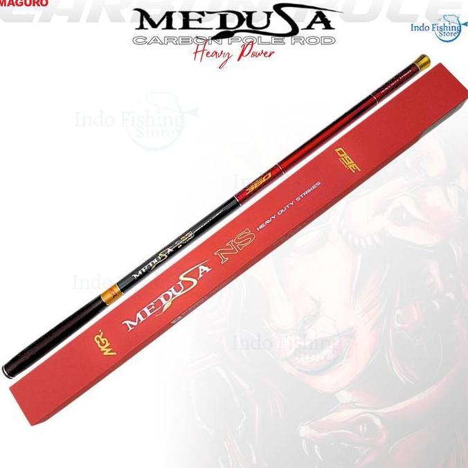 TERBARU - Joran Tegek MAGURO Medusa PRO NS Pole Rod Mancing Galatama Kolam Pancing Ruas Panjang Ikan