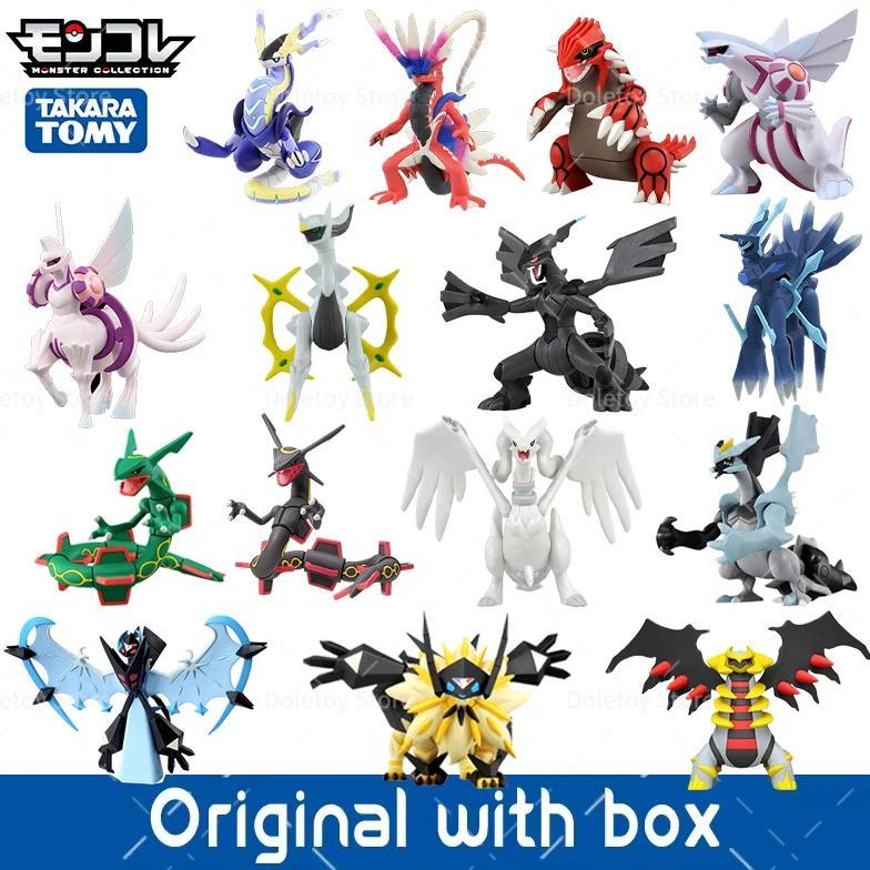 Original TOMY Pokemon Figure Giratina Lunala Palkia Dialga Reshiram Arceus Zekrom White Kyurem Mega 