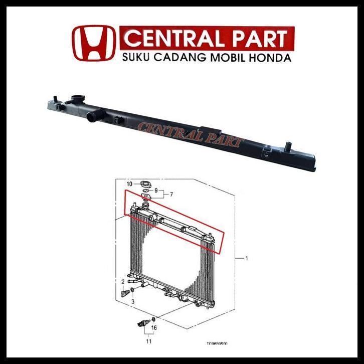 DISKON UPPER TANK RADIATOR PLASTIK UP RADIATOR HONDA JAZZ GE8 CITY GM2 2009 2010 2011 2012 2013 2014