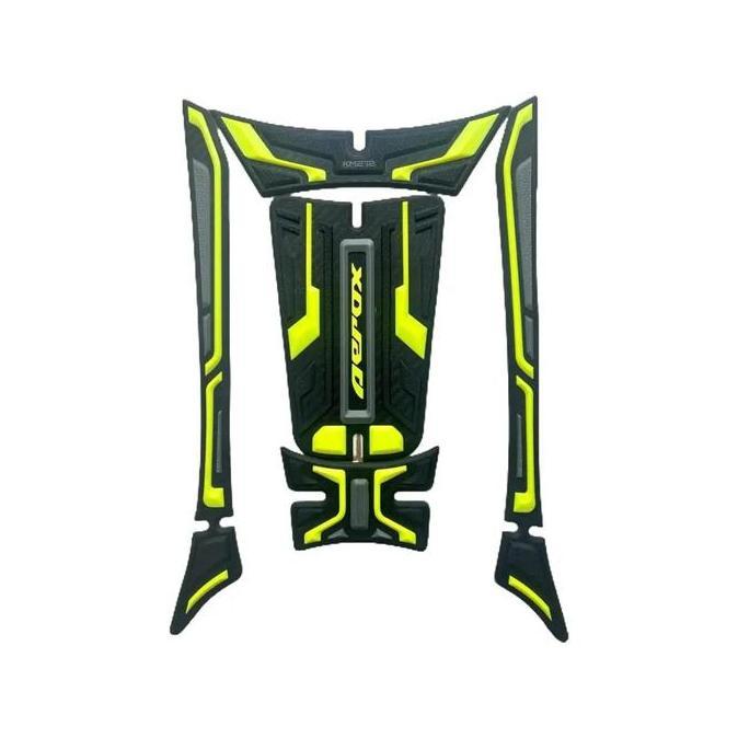 KM272 Tankpad Motor Aerox New Bahan Karet Premium Tahun 2020 - 2024 Motorcycle aerox accessories tan