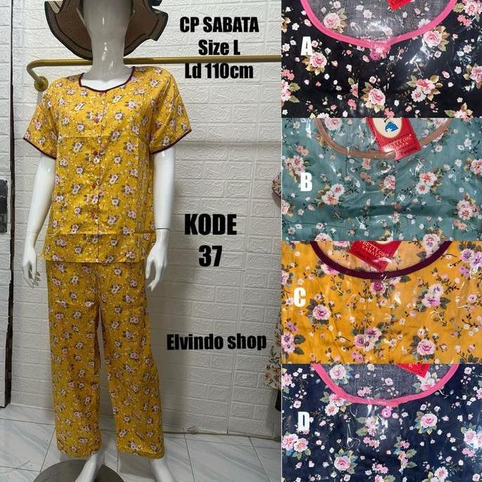 Sleepoi- Piyama Cp Setelan L Ld 110Cm Katun Sabata Halus Pretty Girl