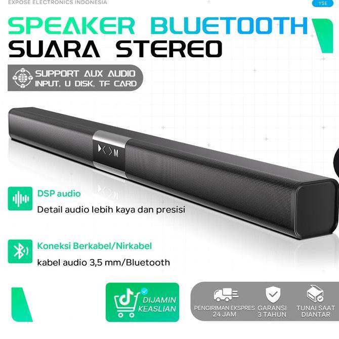 tefilaah - 12.12dibuat oleh pabrik asal polytron tv speaker soundbar bluetooth 5.0 super bass 3d sur