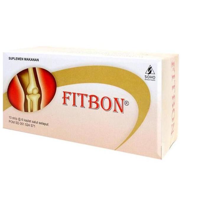 Fitbon Box 60's Kaplet Soho - Suplemen Kesehatan Sendi / Vitamin Persendian / Vitamin Sendi