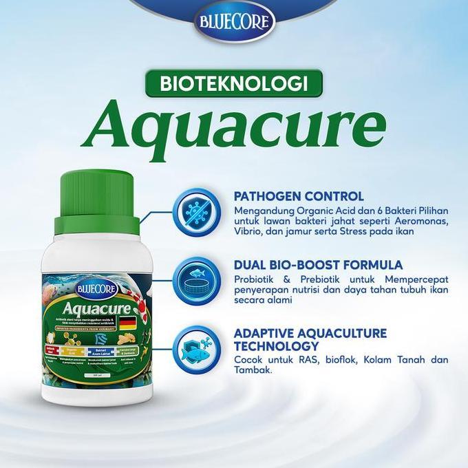 Catbull- Bluecore Aquacure Antibiotik Alami Ikan Solusi Mencegah Bakteri Dan Virus (Cocok Untuk Berb