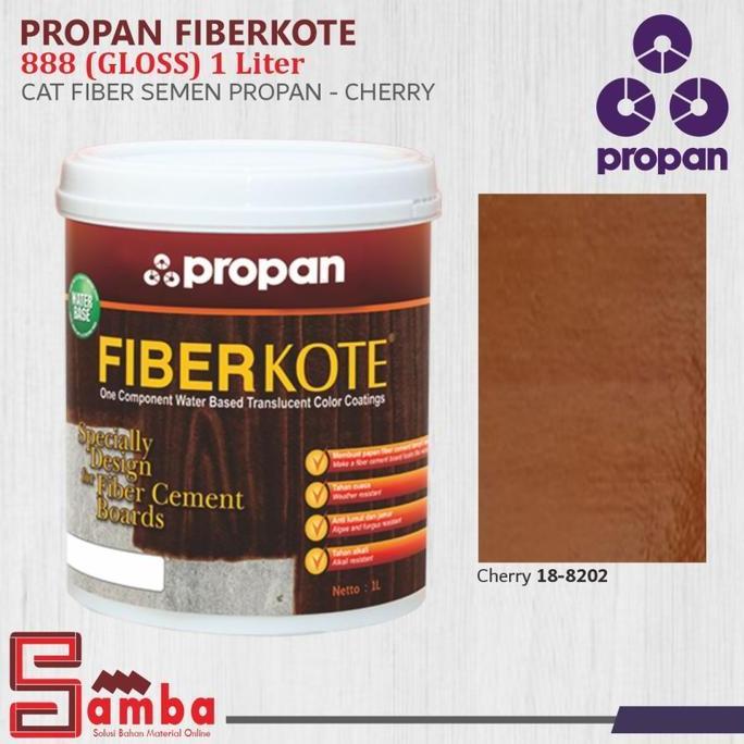 Ironday- Propan Fiberkote 1 Liter / Cat Fiber Semen Propan Cat Papan Semen Motif Kayu