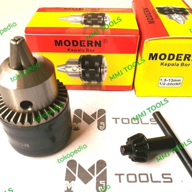 Ironday- Kepala Mesin Bor Modern 13Mm - Modern Kepala Bor 13Mm - Drill Chuck