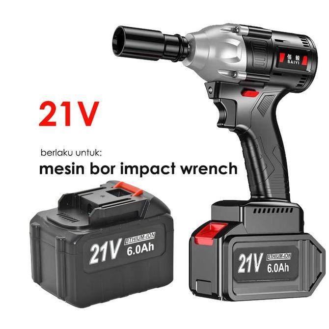 Ironday- Baterai Litium Li-Ion Baterai Bor Elektrik Cordless Rechargeable/ Baterai 12V/21V/36V/98Vf 