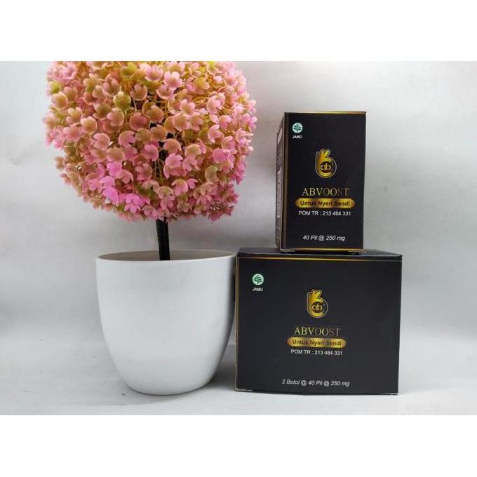 ABVOOST 1 botol isi 40 pil @250mg solusi untuk nyeri sendi herbal .