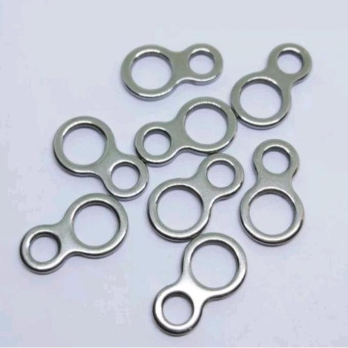 Ring 8 konektor untuk penyambung rantai kaki burung parrot BISA GOSEND