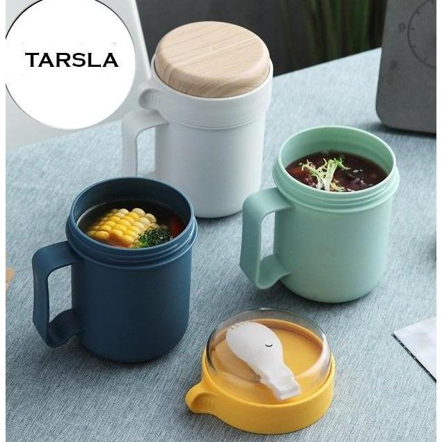 Tarsla Gelas Soup Or0238 Plastik Pp Bpa Free Multifungsi Ml Free Sendok Hijau Kitchenware
