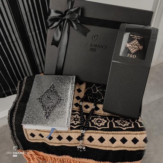 PREMIUM Hampers Sarung Tenun Pria - paket seserahan alat sholat hampers lebaran kado muslimah mukena