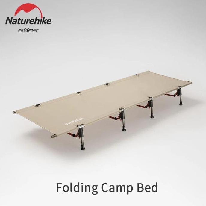 Terlaris Folding Bed Naturehike Nh20Jj021 // Folding Camping Bed Kasur Lipat Camping Glamping