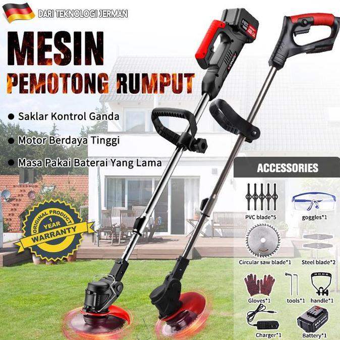Mesin potong rumput 36V/48V Mesin Pemotong Rumput mesin rumput baterai