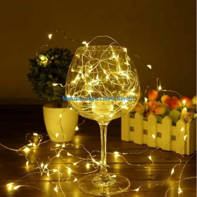 in_sellerjisa - lampu led tumblr dekorasi kawat 10m 10 meter / natal indoor outdoor