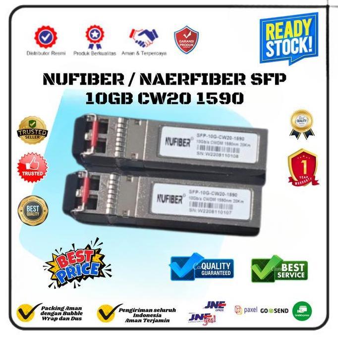 NEW NUFIBER SFP 10GB CW20 1590 20km