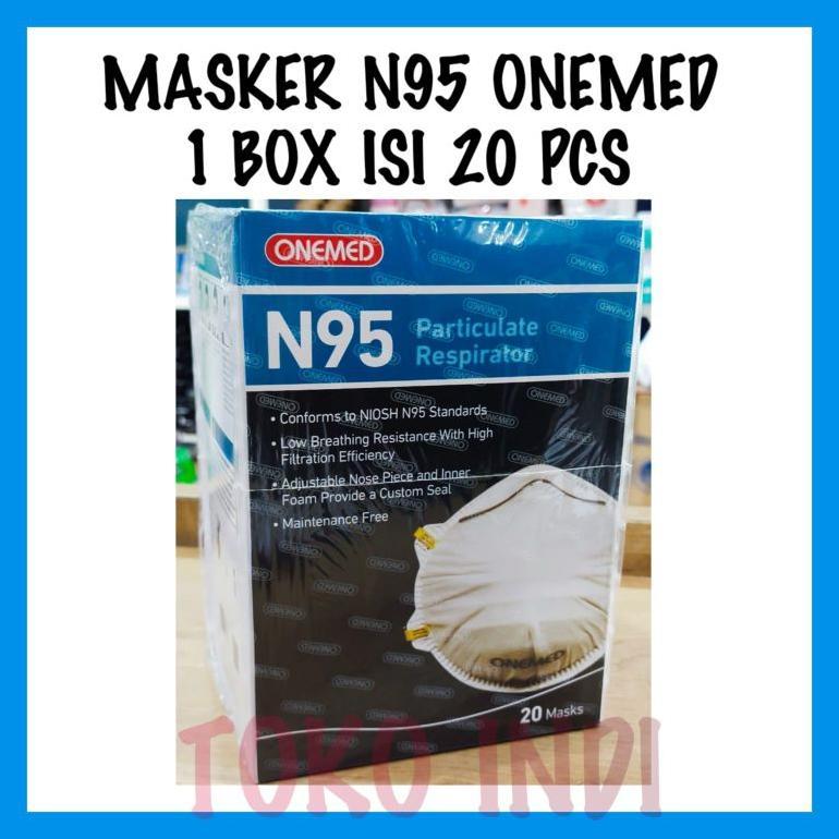 PER BOX ISI 20 PCS Masker N95 Particulate Respirator/Masker N95 Onemed