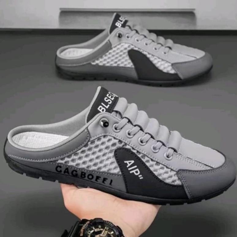 HOT Sepatu Casual Slip On Pria CAGBOEEL AIP Model Sneakers Backless Stylish Fashionable